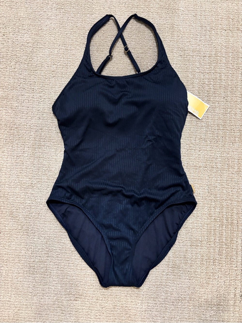 Classic Black One-Piece Swimsuit with Crossback Straps